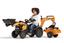 Дитячий трактор на педалях Falk 967N Case CE, з причепом та ковшами, помаранчевий (967N) - мініатюра 2