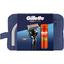 Подарунковий набір для чоловіків Gillette Fusion5 ProGlide: бритва + змінні катріджі для гоління 2 шт. + гель для гоління 200 мл + косметичка - мініатюра 2