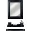 Набор Violet House Роттанг Antracite для ванной комнаты с зеркалом, черный (0543 Роттанг ANTRACITE) - миниатюра 1