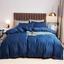 Комплект постельного белья Love You, сатин люкс, евростандарт, синий (62017) - миниатюра 1