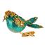 Ялинкова прикраса Lefard Пташка декоративна, 15х5 см, бірюзовий (66-172) - мініатюра 1