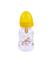 Бутылочка с латексной соской Baby Team 0+, 125 мл, желтый (1300) - миниатюра 1