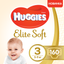 Подгузники Huggies Elite Soft 3 (5-9 кг), 160 шт. - миниатюра 1