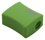 Точилка с контейнером Buromax Rubber Touch, салатовый (BM.4778-1) - миниатюра 1