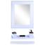 Набір Violet House Роттанг White для ванної кімнати з дзеркалом, білий (0543 Роттанг WHITE) - мініатюра 1