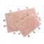 Набор ковриков Irya Esty gul kurusu, 90х60 см и 60х40 см, светло-розовый (svt-2000022273725) - миниатюра 1