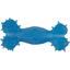 Игрушка для собак Agility косточка с отверстием 12 см голубая - миниатюра 1