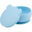 Тарелка с крышкой на присоске MinikOiOi Bowly Mineral Blue, глубокая (101080003) - миниатюра 2