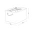Ящик для хранения с ручками МВМ My Home L текстильный, 300х400х210 мм, серый (TH-13 L GRAY) - миниатюра 6