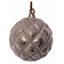 Украшение для елки Shishi Стеклянный шар с бархатным напылением, 10 см, светло-коричневый (58659) - миниатюра 1