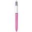 Ручка кулькова BIC 4 Colours Shine Pink, 1 мм, 4 кольори, 1 шт. (982875) - мініатюра 1