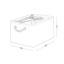 Ящик для зберігання з ручками МВМ My Home L текстильний, 300х400х210 мм, сірий (TH-13 L GRAY) - мініатюра 6
