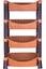 Этажерка Violet House Гелакси Caramel, полипропилен, 77,5х45х30,5 см, коричневая (0740 Роттанг Гелакси CARAMEL) - миниатюра 3