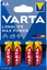 Батарейка Varta Longlife Max Power AA Bli 4 Alkaline, 4 шт. (4706101404) - мініатюра 1