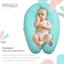 Подушка для беременных и кормления Papaella, 190х30 см, ментоловый (8-31885) - миниатюра 4