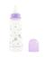 Пляшечка для годування Baby Team, з талією та силіконовою соскою, 250 мл, фіолетовий (1121_фиолетовый) - мініатюра 2