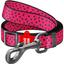 Повідець для собак Waudog Nylon Кавун, нейлоновий, регульований, 152-183х2,5 см, рожевий - мініатюра 1