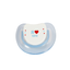 Пустышка латексная Курносики Я люблю папу, ортодонтическая, 0-6 мес., голубой (7018 0+ тата) - миниатюра 1