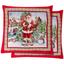 Наволочка новорічна Lefard Home Textile Kemi гобеленова з люрексом, 45х45 см (732-244) - мініатюра 1