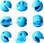 Іграшка Moluk Мокс м'ячик-маріонетка, синя (43350) - мініатюра 2