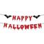 Гирлянда бумажная Yes! Fun Happy Halloween 16 элементов глитер 3 м, красная (801185) - миниатюра 1