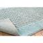 Килимок Irya Waffles aqua, 60х120 см, аква (svt-2000022242578) - мініатюра 2