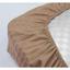 Простыня на резинке LightHouse Sateen Stripe Brown 200х90 см коричневая (604944) - миниатюра 4