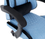 Геймерське крісло GT Racer чорне зі світло-синім (X-2324 Fabric Light Blue/Black Suede) - мініатюра 9