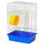 Клітка для гризунів Лорі Хом'як 4, фарба, 33х23х50 см, в ассортименті - мініатюра 1