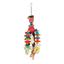 Іграшка для птахів Trixie Підвісна з канатом, різнобарв'я, 35 см (58986) - мініатюра 1