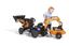 Дитячий трактор на педалях Falk 967N Case CE, з причепом та ковшами, помаранчевий (967N) - мініатюра 5
