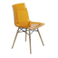 Стілець Papatya X-Treme S Wox, ніжки натуральний бук, помаранчевий (4823044308347) - мініатюра 1
