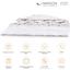 Одеяло антиаллергенное MirSon Luxury Exclusive EcoSilk №1315, летнее, 172x205 см, белое (237054379) - миниатюра 5