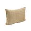 Чохол на подушку Руно Beige на блискавці, стьобаний мікрофайбер+велюр, 50х70 см, бежевий (382.55_Beige) - мініатюра 1