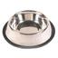 Миска для собак Trixie металева з гумовою кромкою, 2,8 л / 34 см (24855) - мініатюра 1
