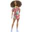 Лялька Barbie Модниця в яскравій сукні-футболці, 30 см (HPF77) - мініатюра 3