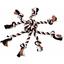 Іграшка для собак Trixie М'яч-канат з мотузками, 7см/44 см, в асортименті (32650) - мініатюра 1
