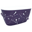 Горщик для квітів Alyaplastik балконний 3D, 4.1 л, темно-фіолетовий (ALY111d.purple) - мініатюра 1