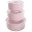 Набір салатників Lefard з кришками, рожевий (359-003) - мініатюра 1