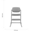 Детский стульчик Cybex Lemo Storm grey, серый (518002073) - миниатюра 10