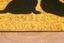 Придверный коврик IzziHome Peppina Kapi Uc Kedi, 60х40 см, оранжевый (2200000553584) - миниатюра 2