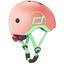 Шлем защитный Scoot and Ride, с фонариком, 51-55 см (S-M), персиковый (SR-181206-PEACH) - миниатюра 2