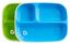 Набор тарелок Munchkin Splash Divided Plates, зеленый с голубым,2 шт., (46727.01) - миниатюра 1