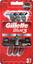 Бритви одноразові Gillette Blue 3, 3 шт, Red - мініатюра 1