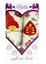 Набор полотенец Izzihome Новый год, махра, 360 г/м2, 60х40 см, 2 шт., разноцветный (555342) - миниатюра 6