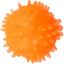 Игрушка для собак Agility мяч с шипами 6 см оранжевая - миниатюра 1
