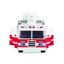 Машинка Driven Micro Пожарная машина, белый с красным (WH1007Z) - миниатюра 4