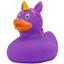 Игрушка для купания FunnyDucks Утка-единорог, фиолетова (2090) - миниатюра 1