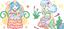 Водяна розмальовка Кристал Бук Принцеси та русалочки, з кольоровим контуром, 12 сторінок (F00023293) - мініатюра 3