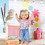 Одежда для куклы Baby Born Цветочный джинс 43 см (832677) - миниатюра 3